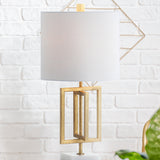 Anya 20.25" Metal/Marble LED Table Lamp