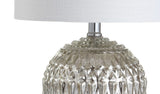 Krister 20.5" Glass/Metal LED Table Lamp - JONATHAN Y