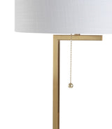 Alyssa 24.5" Metal/Marble LED Table Lamp - JONATHAN Y