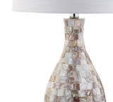 Verna 26.5" Seashell LED Table Lamp - JONATHAN Y