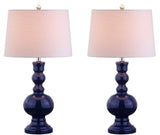 Genie 28.5" Glass LED Table Lamp Set 2