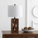 Stewart 21.5" Wood LED Table Lamp - JONATHAN Y