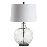 Rae 26.5" Glass/Metal LED Table Lamp - JONATHAN Y