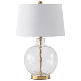 Rae 26.5" Glass/Metal LED Table Lamp