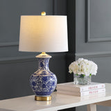 Jennifer 25.25" Ceramic/Metal LED Table Lamp Set 2