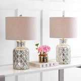 Alvord 24.5" LED Glass Table Lamp Set 2