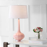 Bette 28.5" Glass Teardrop LED Table Lamp Set 2