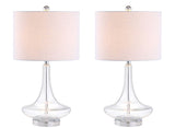 Cecile 25.5" Glass Teardrop LED Table Lamp - JONATHAN Y