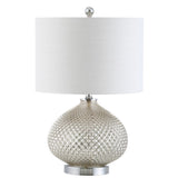 Ames 22.5" LED Glass Table Lamp - JONATHAN Y