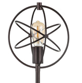 Atomic Caged 26.5" Edison Bulb Metal/Marble Modern LED Table Lamp - JONATHAN Y