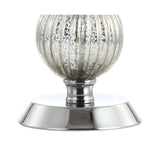 Rita 30.5" Silvered Orbs Glass/Metal LED Table Lamp - JONATHAN Y