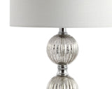 Rita 30.5" Silvered Orbs Glass/Metal LED Table Lamp - JONATHAN Y