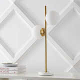 Amelie 28" Coastal Vintage Iron LED Table Lamp - JONATHAN Y