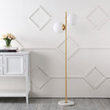 Oscar 60.5" Modern Parisian Candlestick Iron LED Floor Lamp - JONATHAN Y