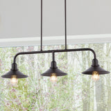 Cade 34.25" Metal Farmhouse Industrial LED Pendant - JONATHAN Y