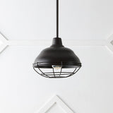 Levi Industrial Farmhouse Iron LED Pendant - JONATHAN Y