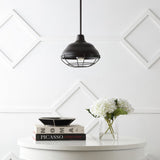 Levi Industrial Farmhouse Iron LED Pendant - JONATHAN Y