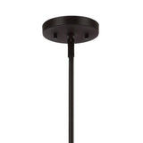 Levi Industrial Farmhouse Iron LED Pendant - JONATHAN Y