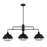 Levi Industrial Farmhouse Iron LED Pendant - JONATHAN Y