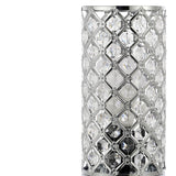 Lucie 9.5" Mid-Century Modern Iron/Acrylic LED Mini Uplight Table Lamp with USB Charging Port and Smart Bulb - JONATHAN Y