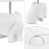 Koda Eclectic Southwestern Resin/Iron Elephant LED Kids Table Lamp
