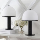 Imani 12.3 in. Modern Metal Rechargeable Integrated Dimmable LED Table Lamp with Touch Sensor
