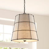 Silas Rustic Farmhouse LED Flush Mount - JONATHAN Y