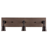 Corbett 22.13" Rustic Farmhouse Iron LED Vanity - JONATHAN Y