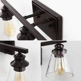Arlo 22.88" 3-Light Vintage Classic Vanity Light with Bathroom Hardware Accessory Set - JONATHAN Y