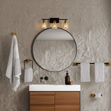 Arlo 22.88" 3-Light Vintage Classic Vanity Light with Bathroom Hardware Accessory Set - JONATHAN Y