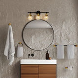 Hugo 24.5" 3-Light Farmhouse Classic Vanity Light with Bathroom Hardware Accessory Set - JONATHAN Y