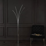 Fuochi 71" Modern Minimalist Metal 5-Branch Arc Dimmable Integrated LED Floor Lamp with Remote Control - JONATHAN Y