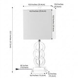 Riley 22.5" Crystal LED Table Lamp Clear – DIM
