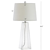 Dylan 28.5" Glass LED Table Lamp - JONATHAN Y