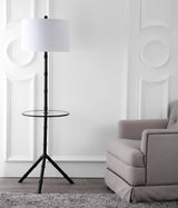 Hall 62" Metal LED End Table Floor Lamp - JONATHAN Y