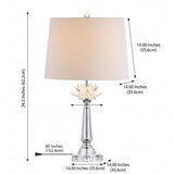 Day 24.5" Crystal LED Table Lamp Clear – DIM
