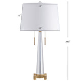 Zoe 29.5" Crystal LED Table Lamp - JONATHAN Y