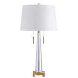 Zoe 29.5" Crystal LED Table Lamp - JONATHAN Y