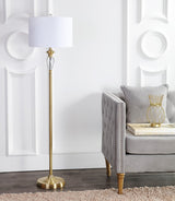 Evelyn 60" Crystal / Metal LED Floor Lamp