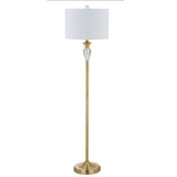 Evelyn 60" Crystal / Metal LED Floor Lamp