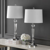 Emma 29.5" Crystal LED Table Lamp Set 2