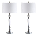Emma 29.5" Crystal LED Table Lamp Set 2