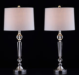 Emma 29.5" Crystal LED Table Lamp Set 2