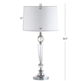 Emma 29.5" Crystal LED Table Lamp Set 2