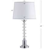 Kinsley 28" Crystal LED Table Lamp - JONATHAN Y