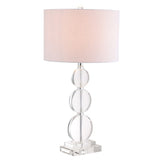 Paisley 29.5" Crystal LED Table Lamp - JONATHAN Y