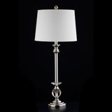 Elizabeth 33" Crystal/Metal LED Table Lamp - JONATHAN Y