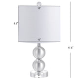 Brooklyn 17.5" Crystal LED Table Lamp - JONATHAN Y