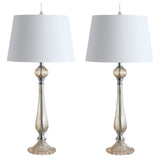 Chloe 32.5" Glass LED Table Lamp - JONATHAN Y