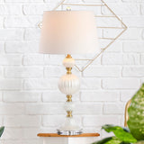 Maddie 30" Glass/Crystal LED Table Lamp - JONATHAN Y